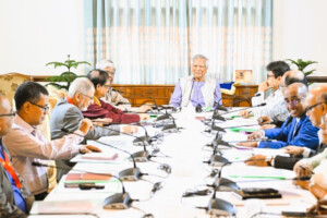 Chief Adviser Prof. Muhammad Yunus chairs a high-level meeting on recovering laundered money.