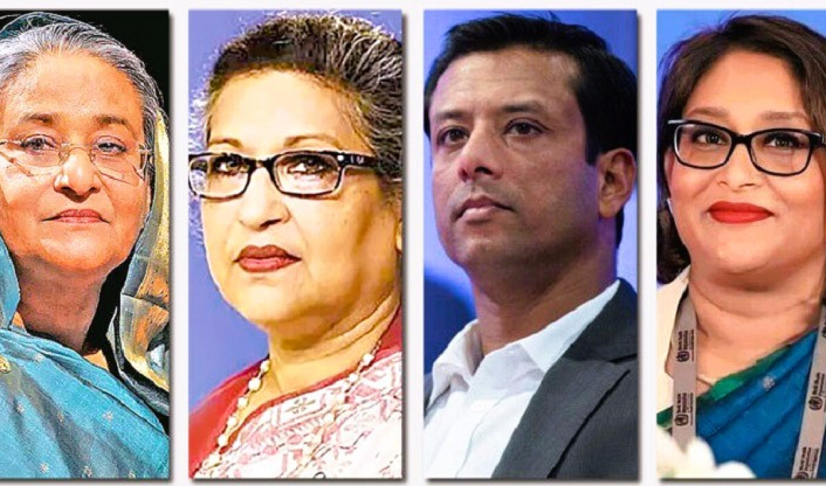 Dhaka court orders freezing of bank accounts linked to Sheikh Hasina and her family amid corruption investigation.