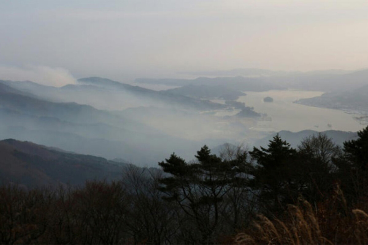 Japan Deploys Nearly 1,700 Firefighters to Combat Forest Blaze