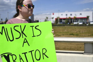 Protesters Denounce Musk at Tesla Dealerships Across US, Europe, and Canada