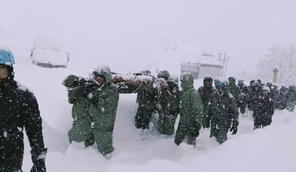 Rescue Efforts Continue on Third Day at Avalanche Site in India 1740908710 Rescue Efforts Continue on Third Day at Avalanche Site in India