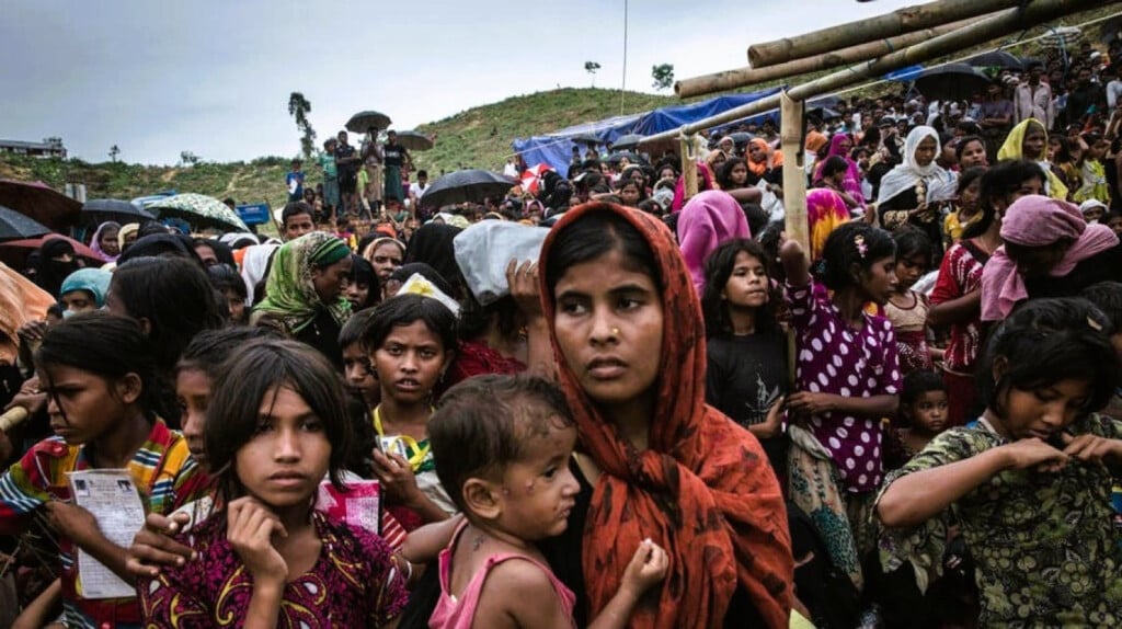 Rohingya refugees in Cox’s Bazar camp, Bangladesh