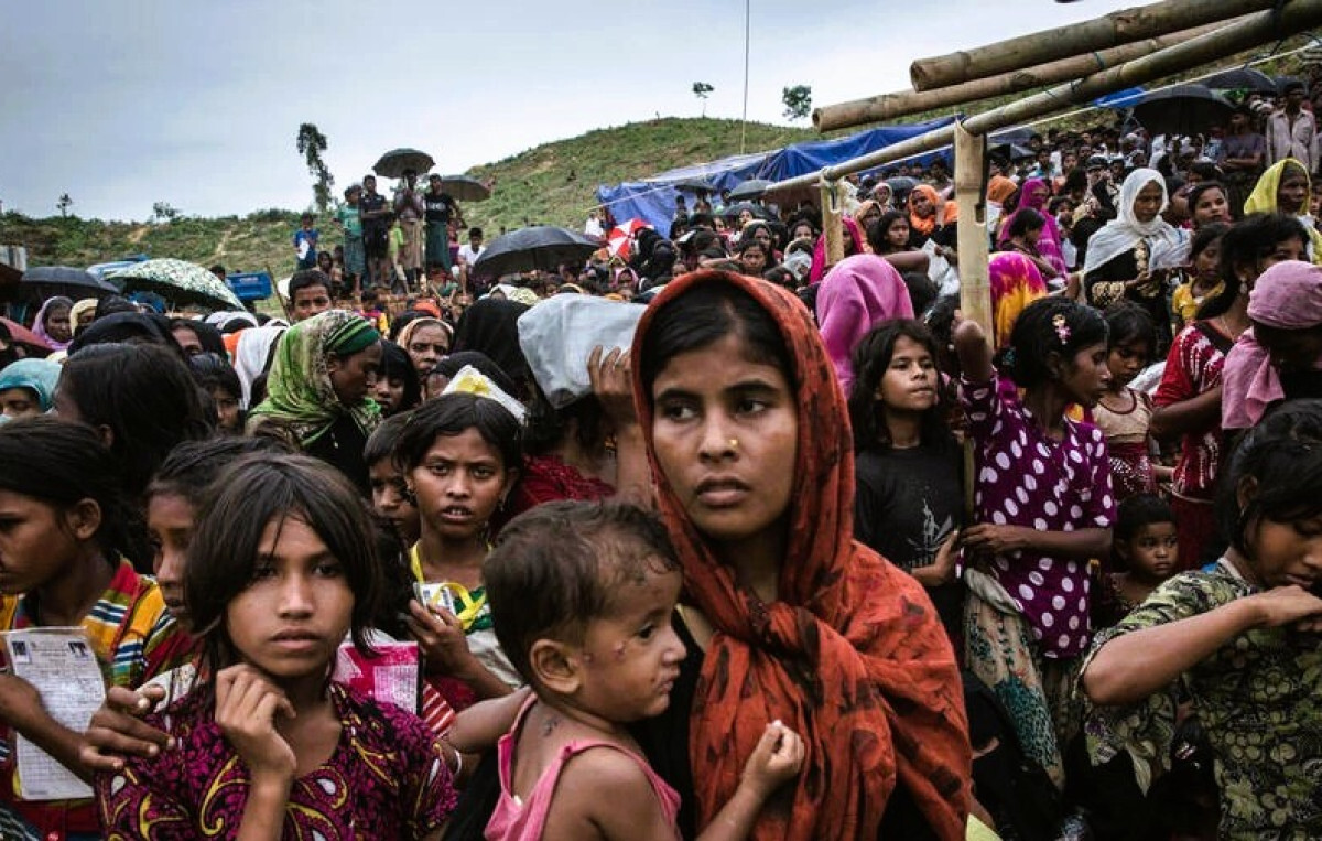 Rohingya refugees in Cox’s Bazar camp, Bangladesh