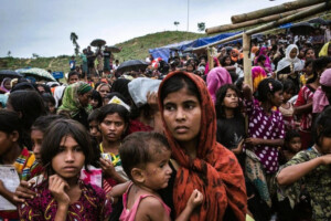 Rohingya refugees in Cox’s Bazar camp, Bangladesh