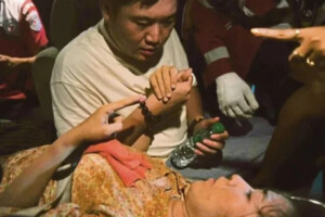 Woman Rescued Alive from Collapsed Mandalay Apartment Block