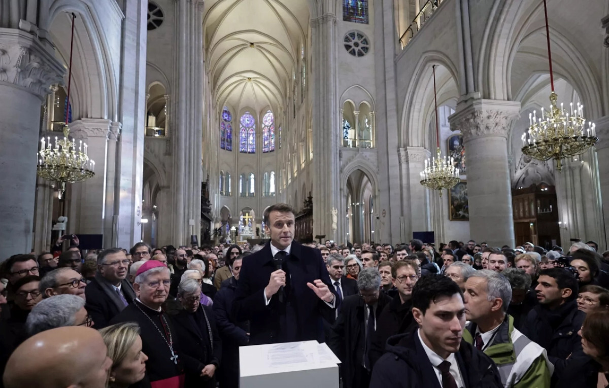 Macron to Honour Craftspeople Behind Notre Dame’s Remarkable Restoration