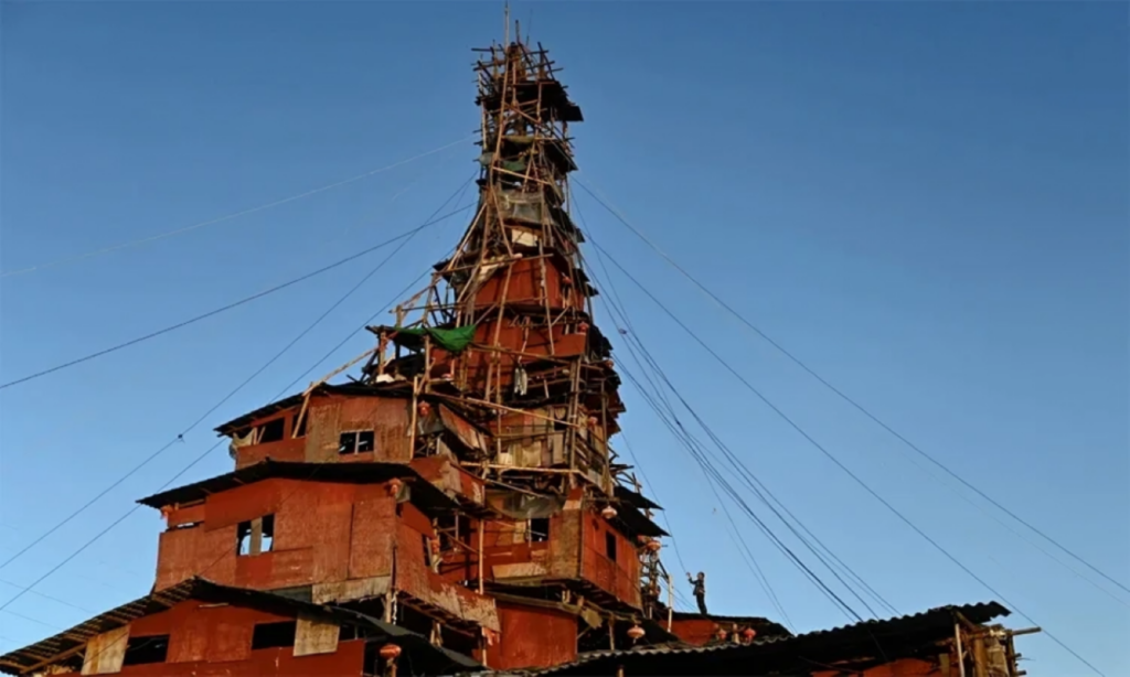 Chinese Man Defies Demolition Orders to Build Fantastical Tower Home