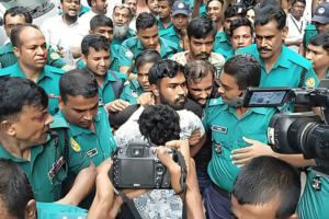 Accused Threaten to Sack Police and Torch Station During Arrest