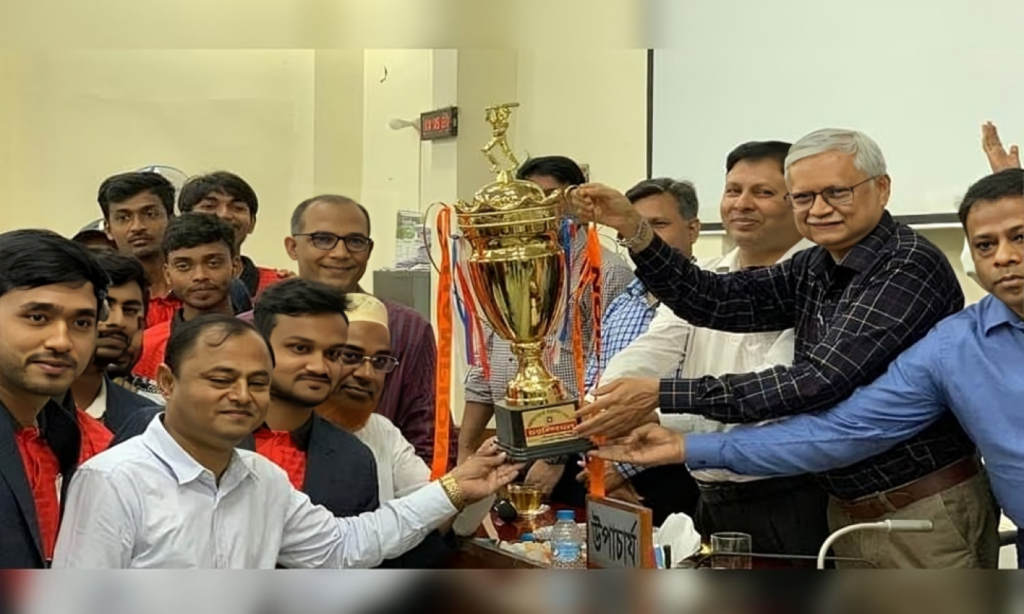 Athletics and Basketball Champions Honoured at Rajshahi University 1753699754 Athletics and Basketball Champions Honoured at Rajshahi University