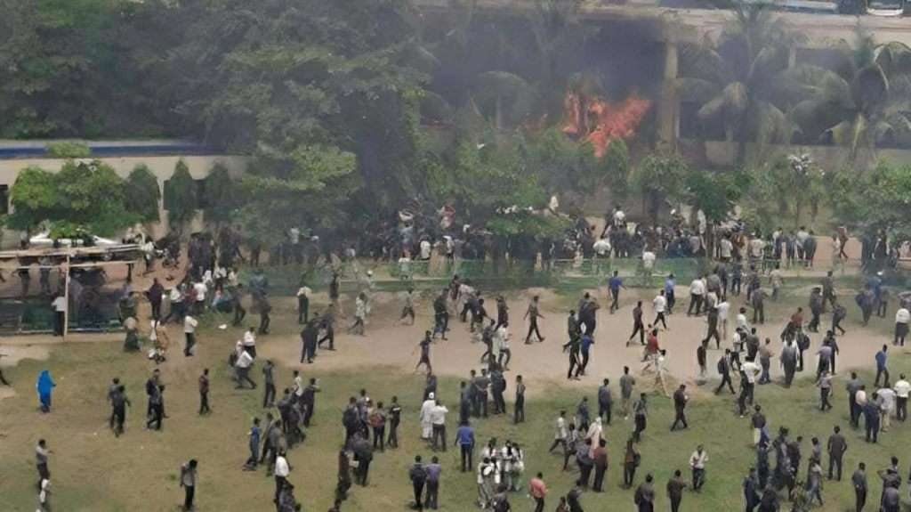 Bangladesh Air Force Training Jet Crashes into Milestone College Campus Fire Erupts 1753086543 Bangladesh Air Force Training Jet Crashes into Milestone College Campus, Fire Erupts