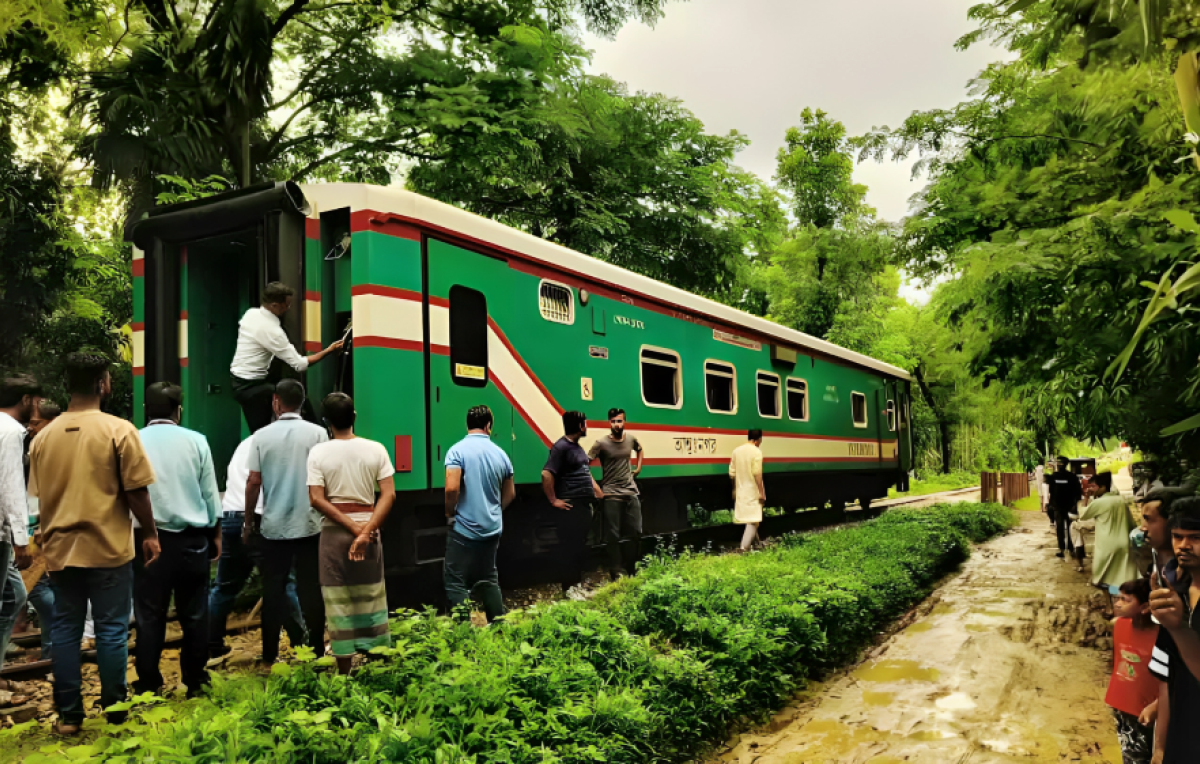 Cox’s Bazar Express Coach Detaches Mid-Journey, Halts Train Services