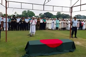 Flight Lieutenant Towkir Islam Sagar Laid to Rest in Rajshahi