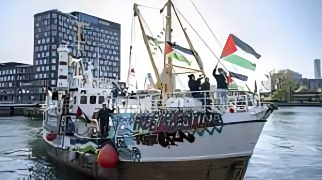 Gaza Aid Boat Activists Launch Hunger Strike Over Israeli Detention 1753788263 Gaza Aid Boat Activists Launch Hunger Strike Over Israeli Detention