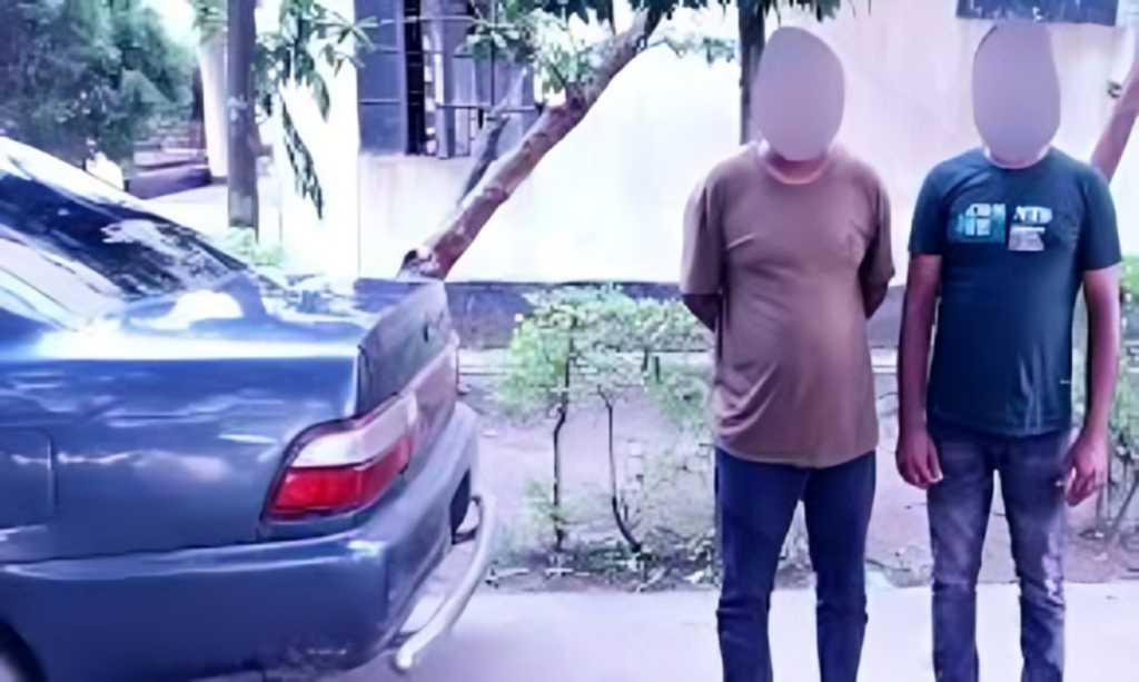 Two Arrested and Stolen Car Recovered in Dinajpur 1753178479 Two Arrested and Stolen Car Recovered in Dinajpur