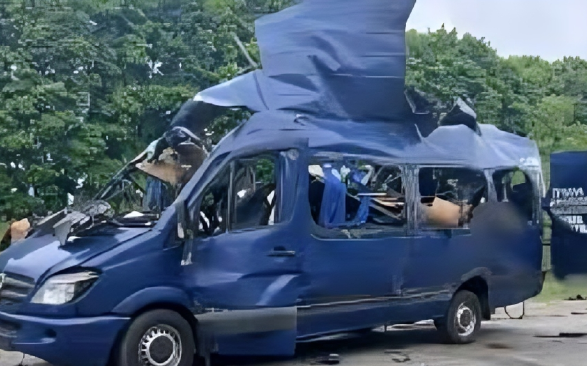 Ukraine Reports Russian Drone Strike on Civilian Bus, Killing Three