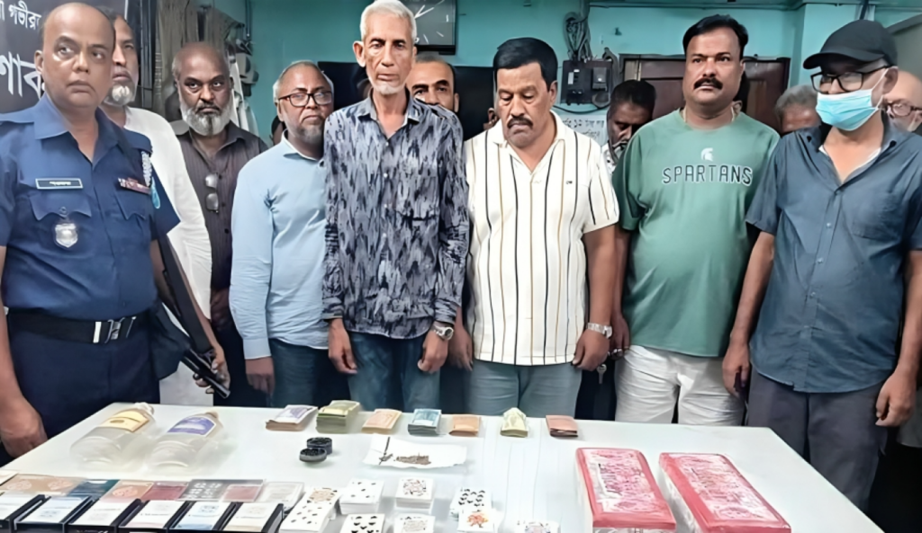 34 Including Tangail Sadar BNP President Arrested During Late Night Gambling Raid 1755068380 34 Including Tangail Sadar BNP President Arrested During Late-Night Gambling Raid