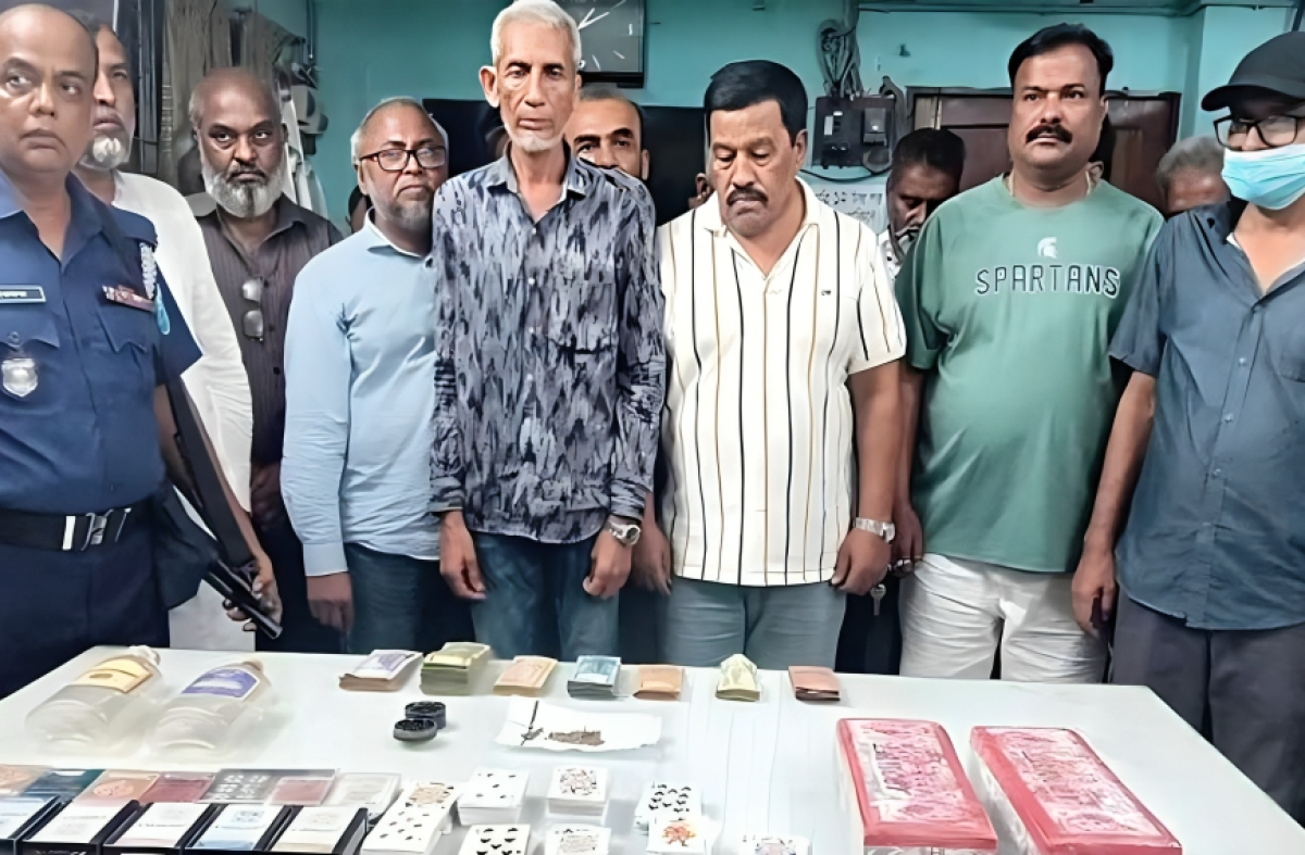 34 Including Tangail Sadar BNP President Arrested During Late-Night Gambling Raid