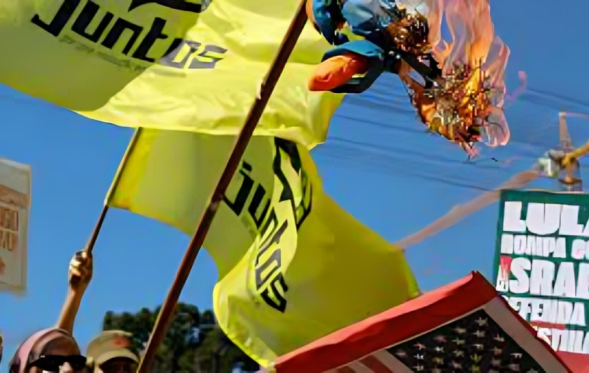 Brazilians Burn Trump Effigies as Tariffs Spark Widespread Anger