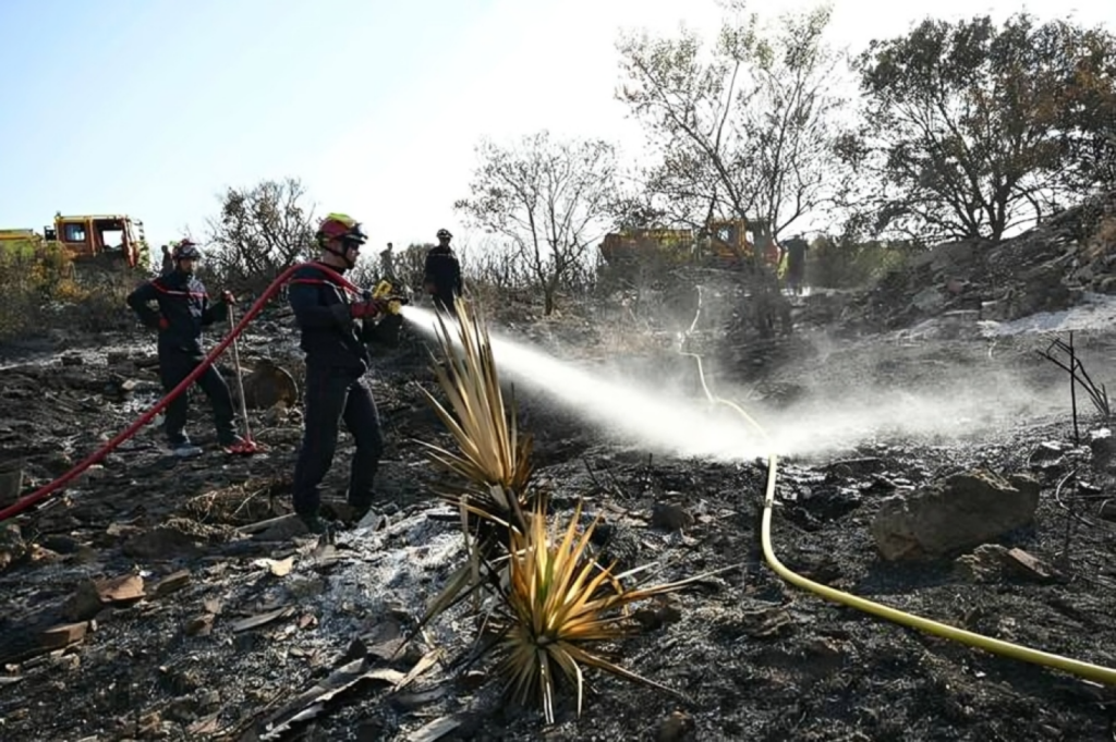Challenging Day for Firefighters Battling Massive Blaze in Southern France 1754823612 'Challenging Day' for Firefighters Battling Massive Blaze in Southern France