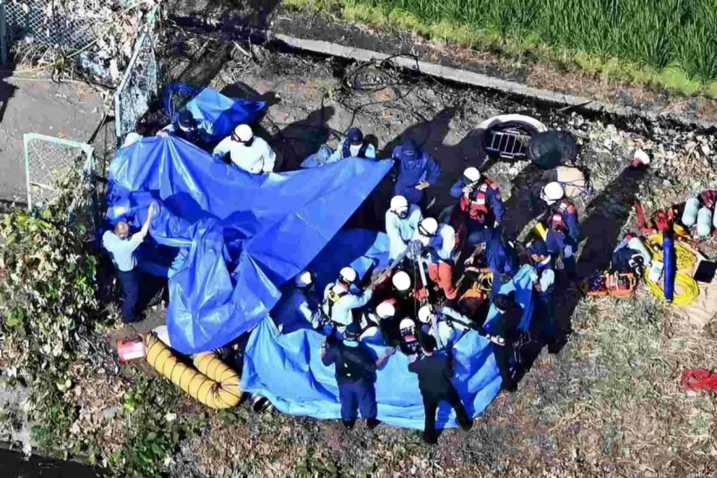 Four Workers Die in Japan After Falling Into Manhole Near Tokyo 1754218018 Four Workers Die in Japan After Falling Into Manhole Near Tokyo