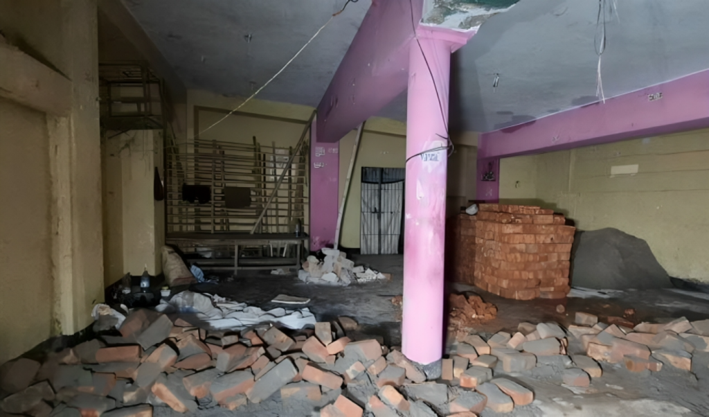 Fresh Vandalism at National Party Office in Bogura 1754134907 Fresh Vandalism at National Party Office in Bogura