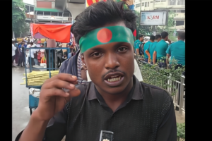 ‘July Fighter’ Clueless About Reason Behind Shahbagh Blockade