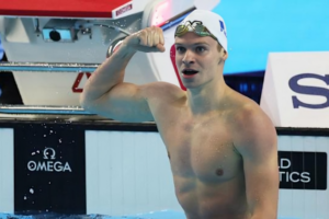 Marchand Faces Challenges as He Targets Second Gold at Swimming World Championships