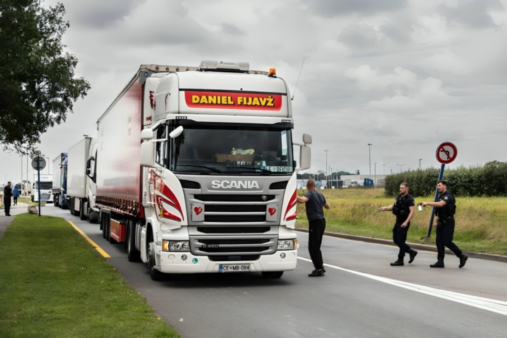 Migrants Rescued from Refrigerated Lorry in Northern France 1754810492 Migrants Rescued from Refrigerated Lorry in Northern France