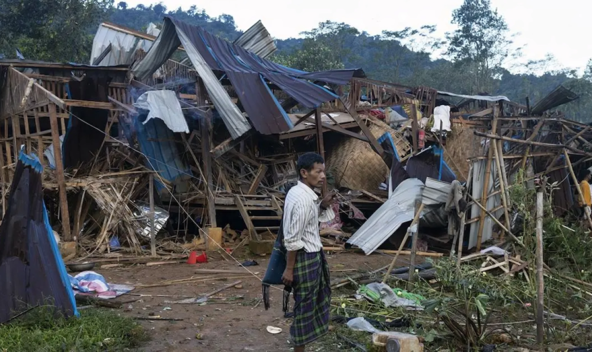 Myanmar Air Strike on Stranded Civilian Convoy Kills Eight, Locals Say
