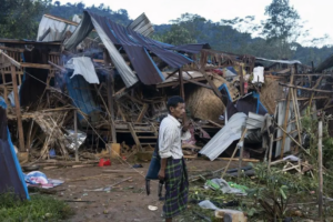 Myanmar Air Strike on Stranded Civilian Convoy Kills Eight, Locals Say
