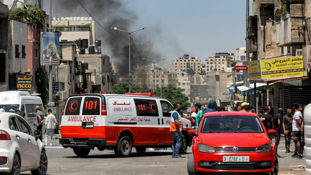 Palestinian Red Crescent Reports Staff Member Killed in Israeli Strike on Gaza Headquarters 1754213034 Palestinian Red Crescent Reports Staff Member Killed in Israeli Strike on Gaza Headquarters