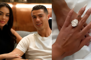 Ronaldo and Georgina Announce Engagement with Sparkling Emerald-Cut Diamond Ring