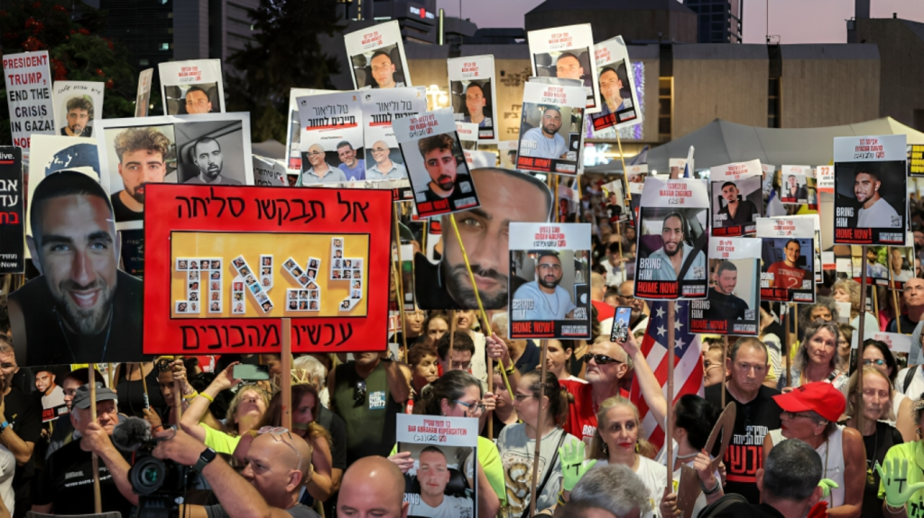 Thousands Rally in Tel Aviv Opposing Gaza War Expansion 1754809440 Thousands Rally in Tel Aviv Opposing Gaza War Expansion