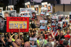 Thousands Rally in Tel Aviv Opposing Gaza War Expansion