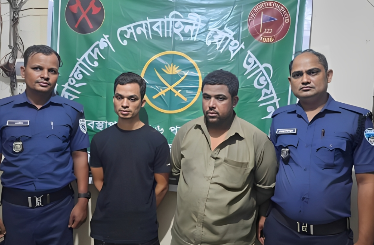 Two Extortionists Arrested in Military Operation in Thakurgaon