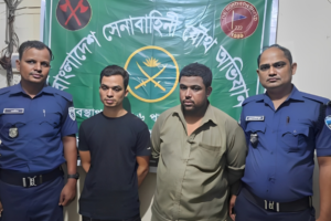 Two Extortionists Arrested in Military Operation in Thakurgaon