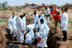 Volunteers Assist Families in Giving Khartoum War Dead Proper Burials