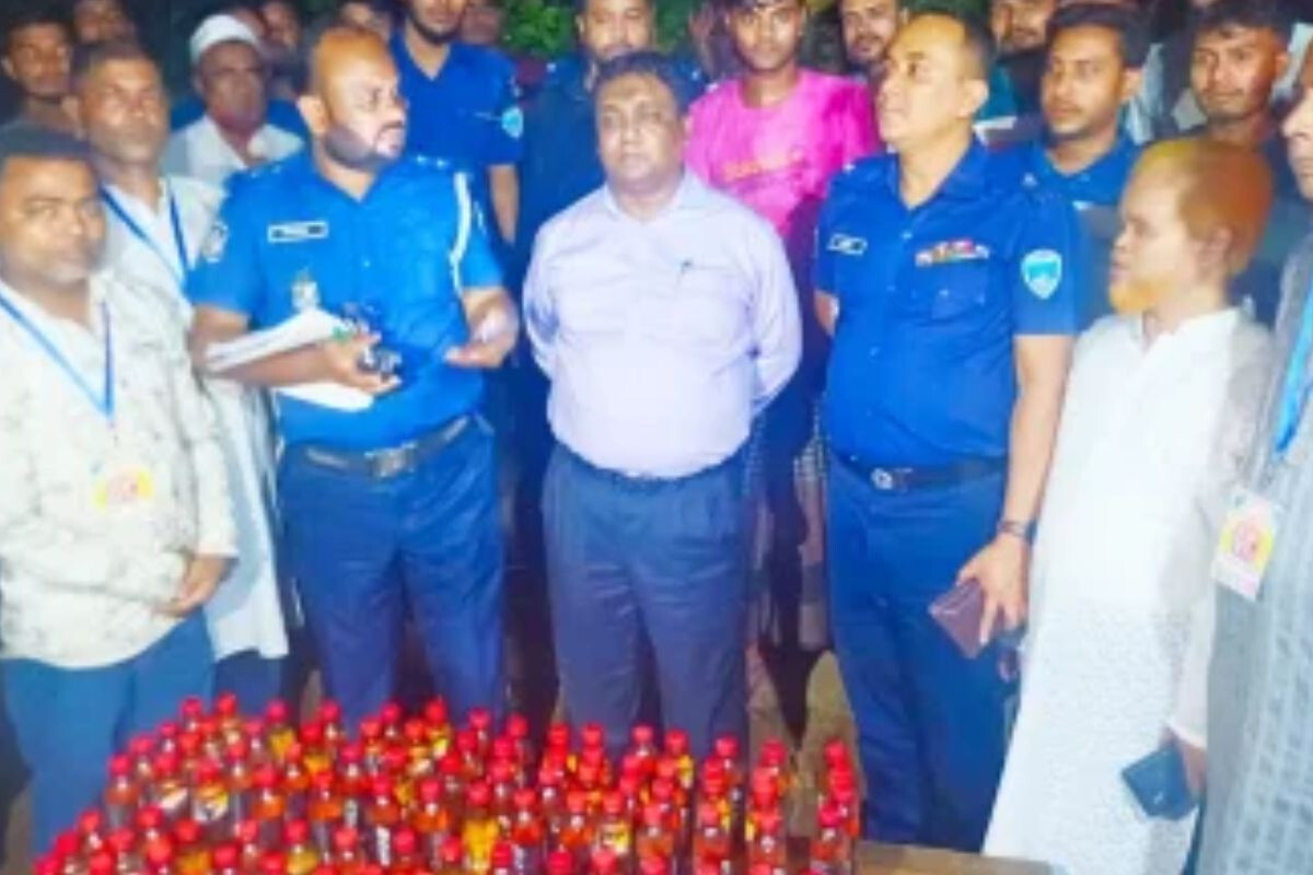 120 Bottles of Illicit Liquor Recovered from Furniture Shop