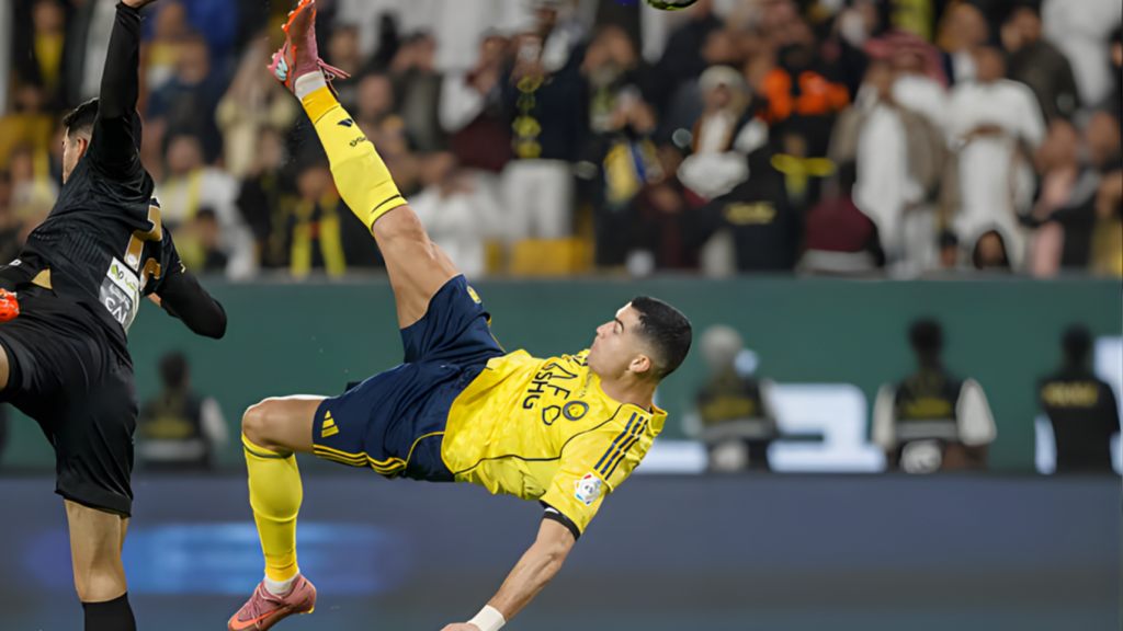 40 and Still Flying! Ronaldo’s Insane Bicycle-Kick Goal Shocks the Football World! 3 40 and still flying ronaldos insane bicycle kick goal shocks the football world 40 and Still Flying! Ronaldo’s Insane Bicycle-Kick Goal Shocks the Football World!