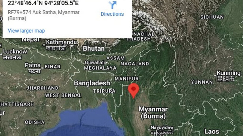 49 magnitude earthquake strikes myanma 4.9-Magnitude Earthquake Strikes Myanma