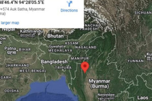 4.9-Magnitude Earthquake Strikes Myanma