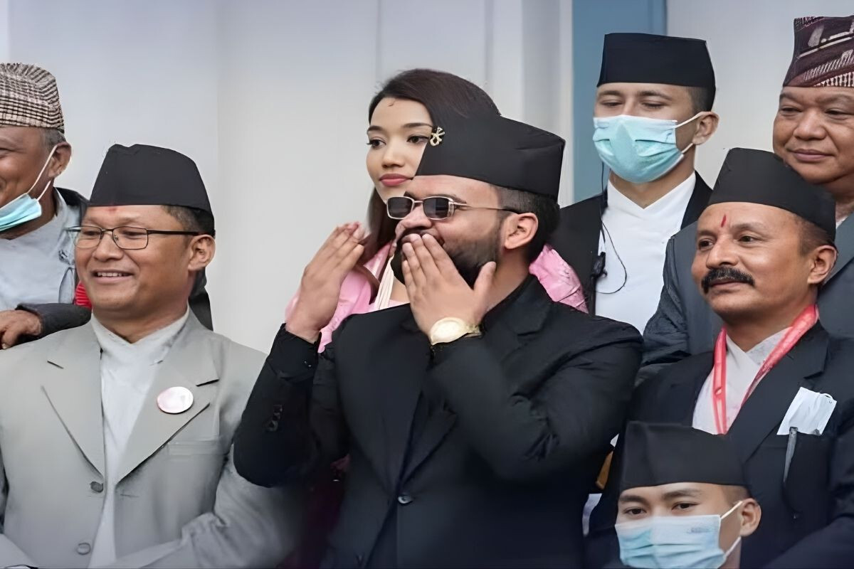 A former rapper is contesting Nepal’s prime ministerial election
