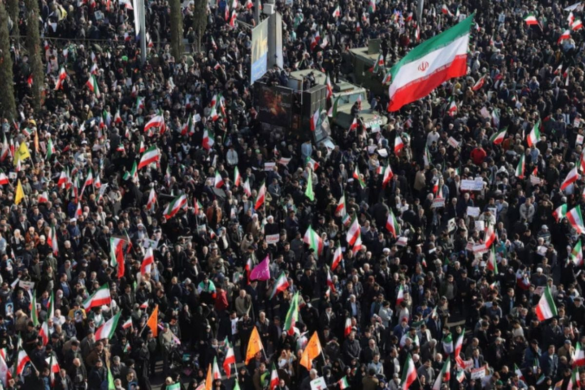 A human rights organisation reported that 2,677 people have died in protests in Iran