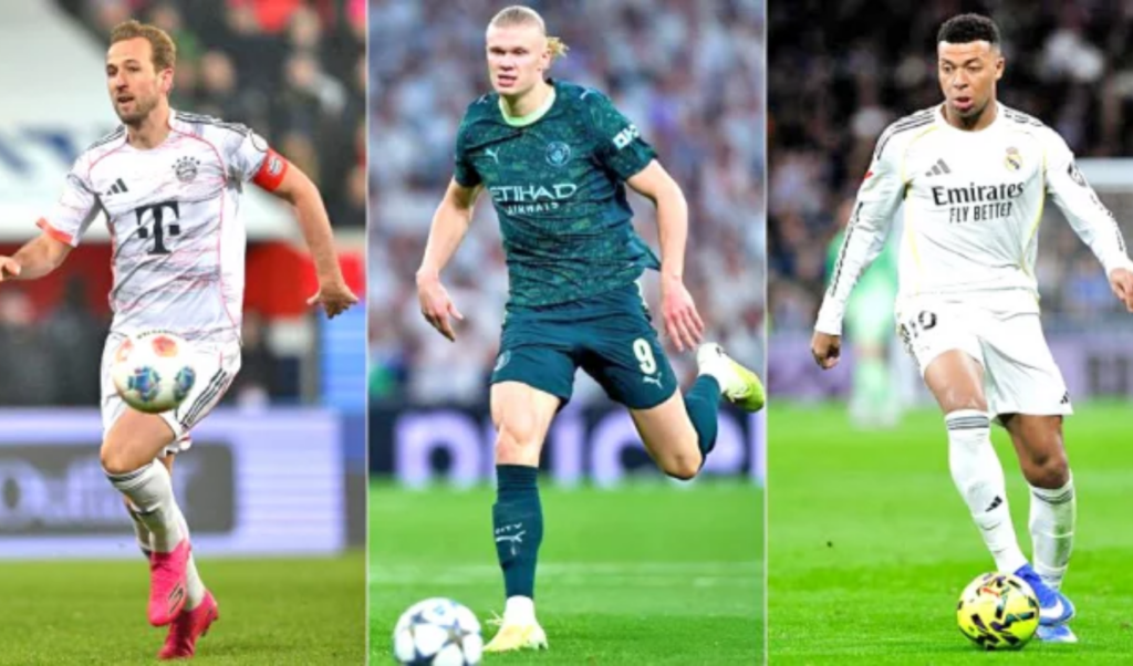 a neck and neck battle between kane mbapp and haaland on the road to the golden shoe A neck-and-neck battle between Kane, Mbappé and Haaland on the road to the Golden Shoe