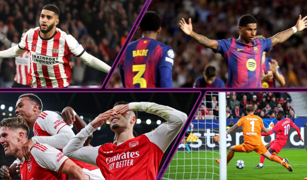 a night of goal fest in the champions league 43 goals in one night A Night of Goal Fest in the Champions League: 43 Goals in One Night