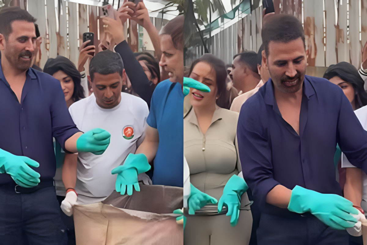 Akshay Kumar Faces Criticism for Cleaning Juhu Beach