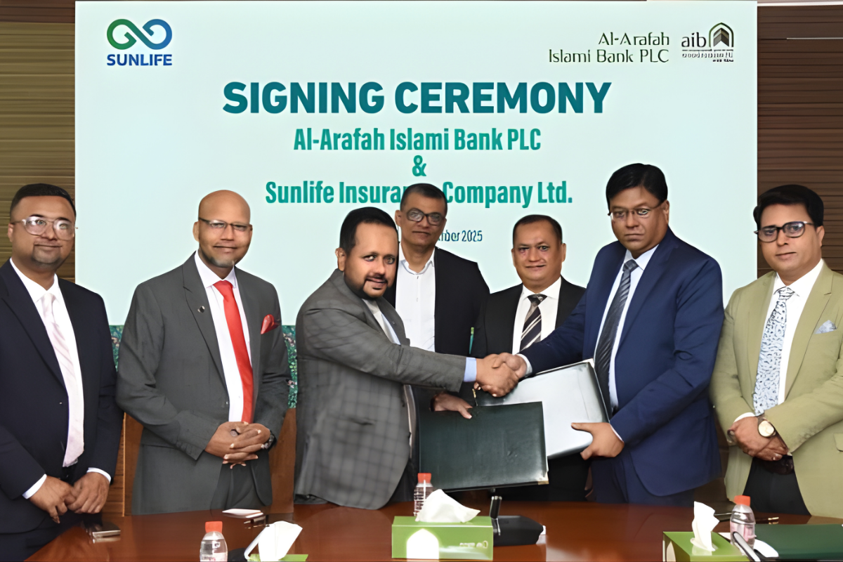 Al-Arafah Islami Bank Signs MoU with Sunlife Insurance