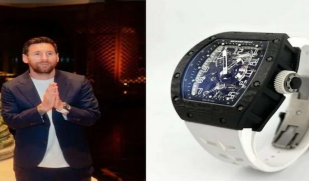 Anant Ambani Presents Lionel Messi with a £1 Million Watch During India Visit 2 anant ambani presents lionel messi with a 1 million watch during india visit Anant Ambani Presents Lionel Messi with a £1 Million Watch During India Visit
