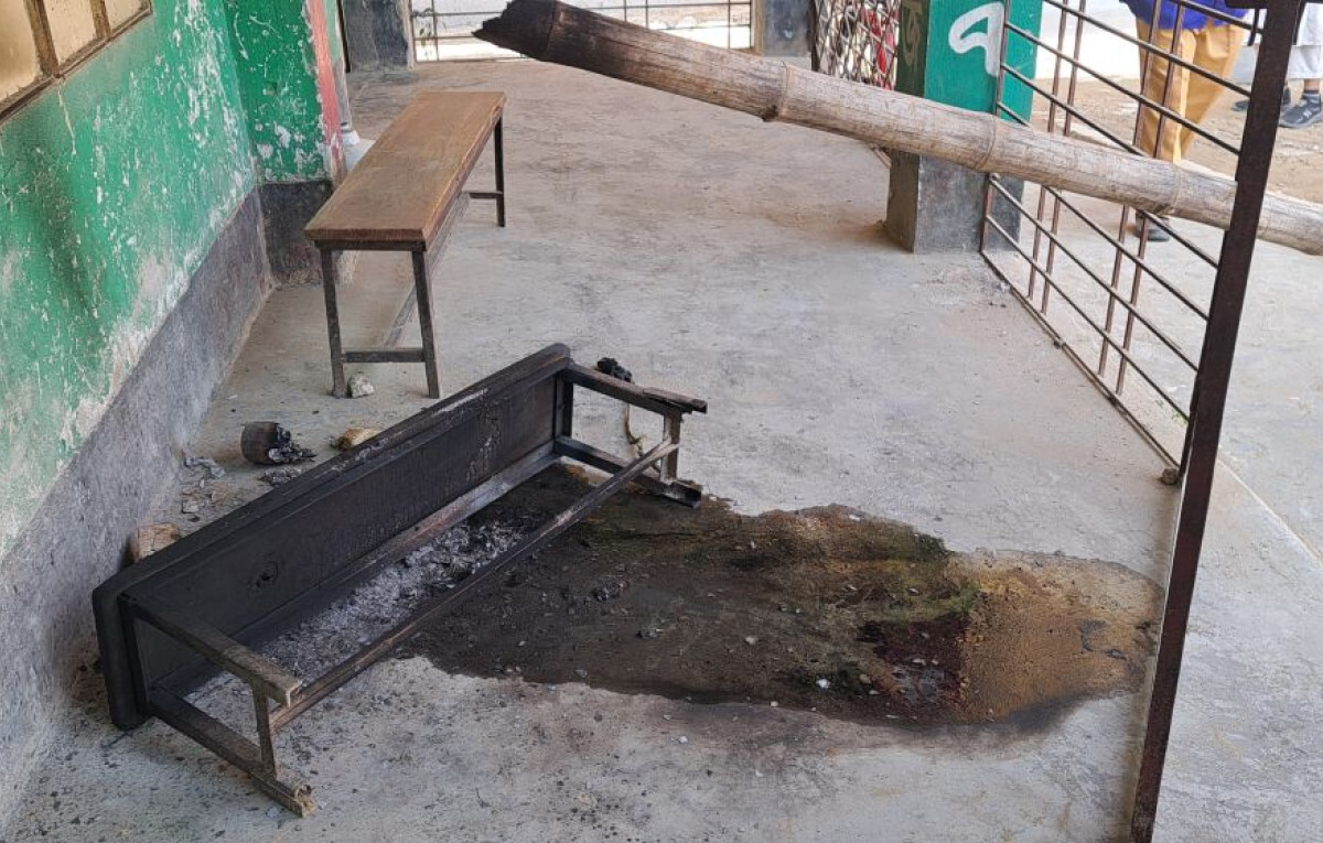 Arson Attacks Target Netrokona Polling Stations