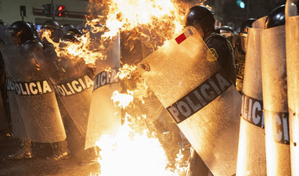 at least 19 injured in peru during anti government protests At Least 19 Injured in Peru During Anti-Government Protests
